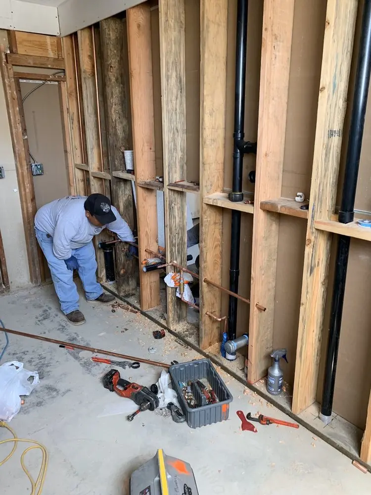 Commercial rough-in plumbing for Gas Line Repair in Griesmer Addition